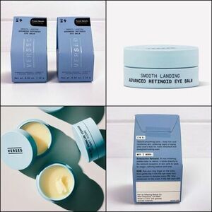 PACK of 2 VERSED Smooth Landing Advanced RETINOID Anti Aging EYE BALM .42 oz NEW
